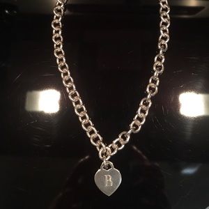 Tiffany Chain Necklace w/ B charm